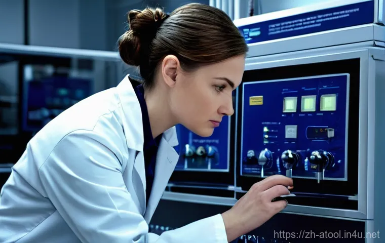 대형 콤프레셔 사용법 - **Prompt:** A hyper-realistic, high-resolution photograph capturing a diligent male technician, in h...